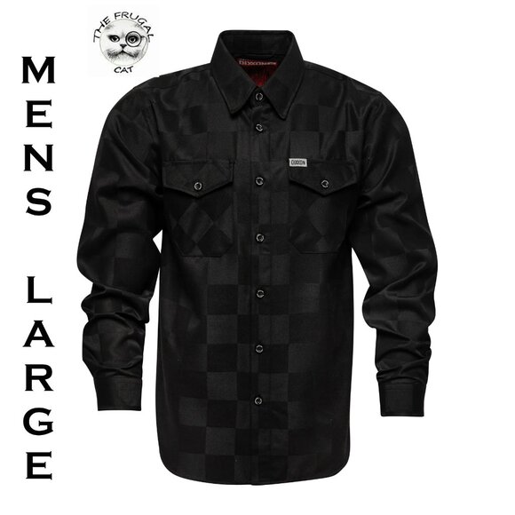 DIXXON FLANNEL - CHECKMATE Flannel Shirt Collab - Men's Large - Picture 1 of 12